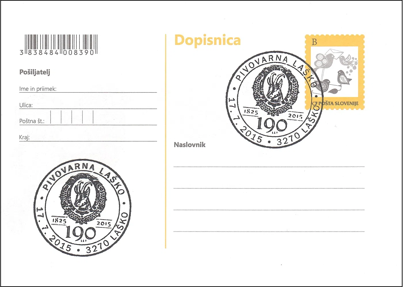 190 LET PIVOVARNA LAŠKO 1825 - 2015